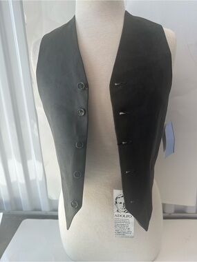 Adolfo Black Classic Vest